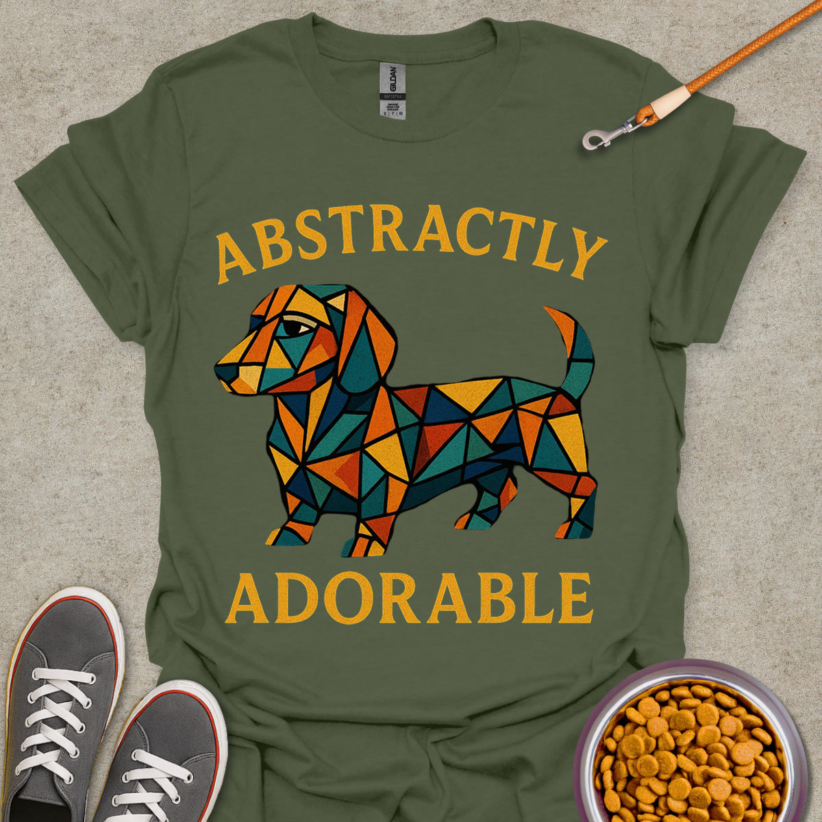 Abstract Doxie Tee