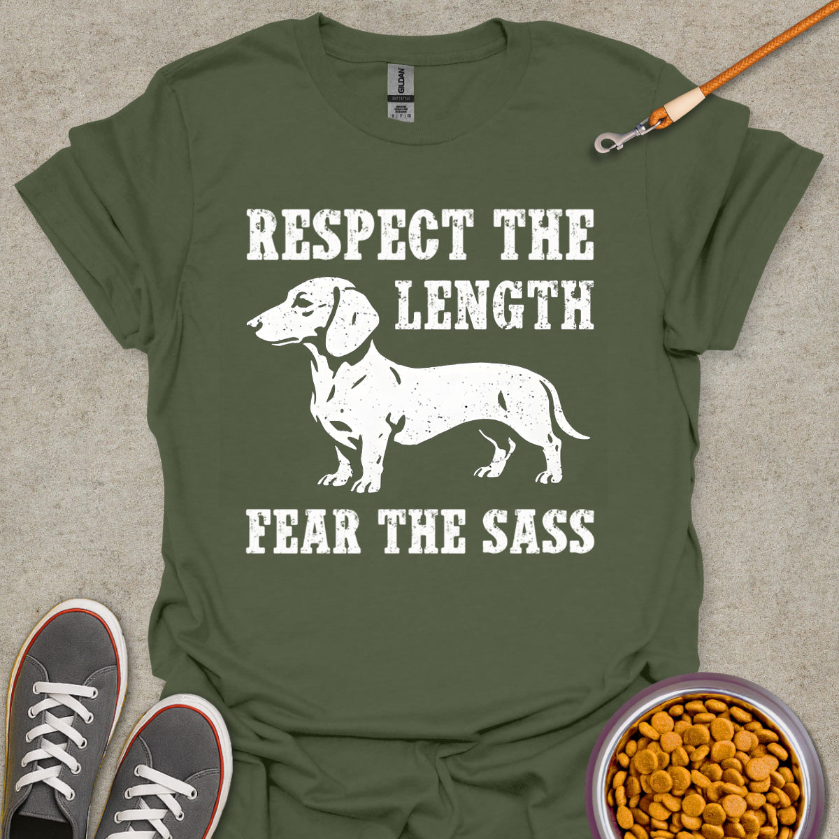 Dachshund Respect Tee