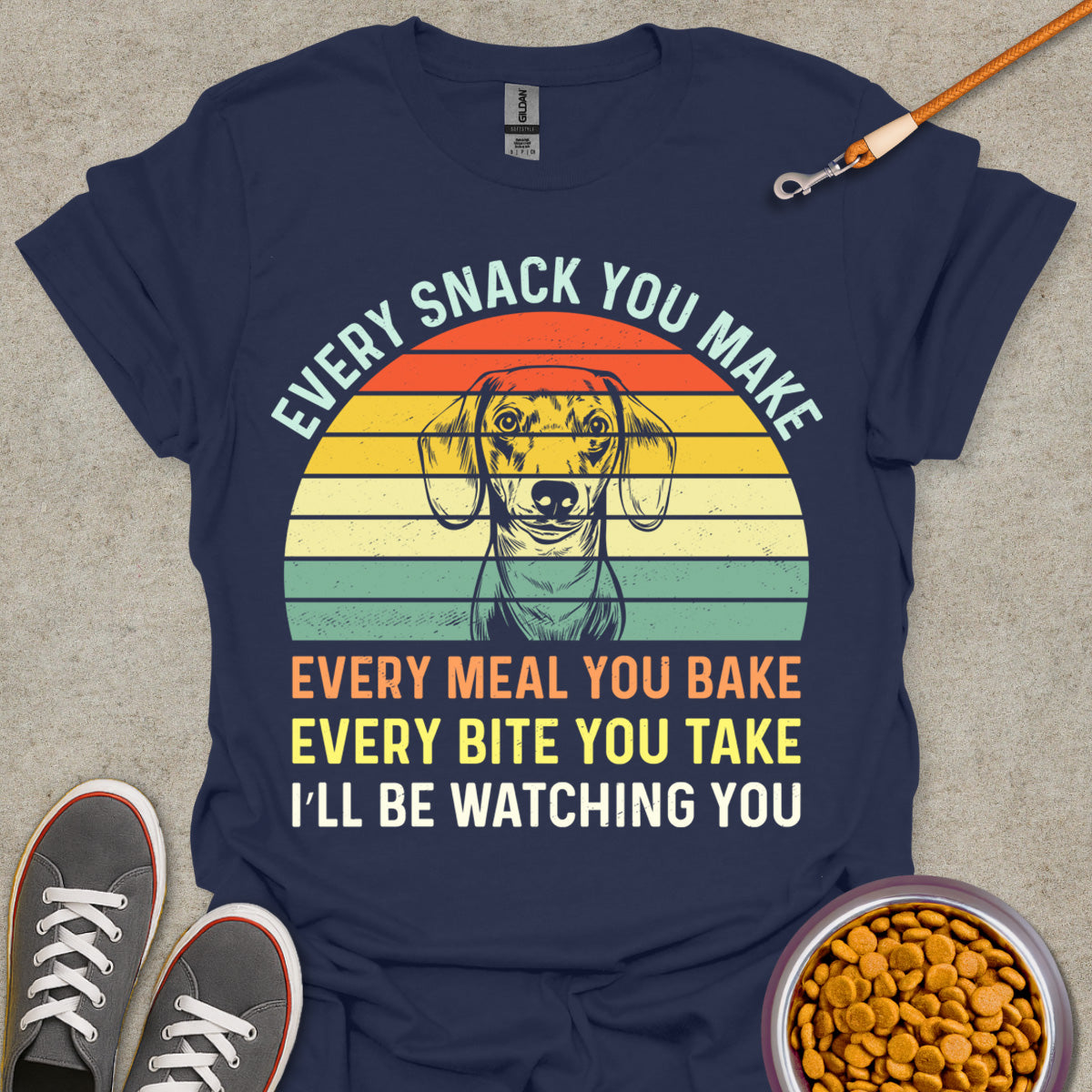 Watchful Dachshund Tee