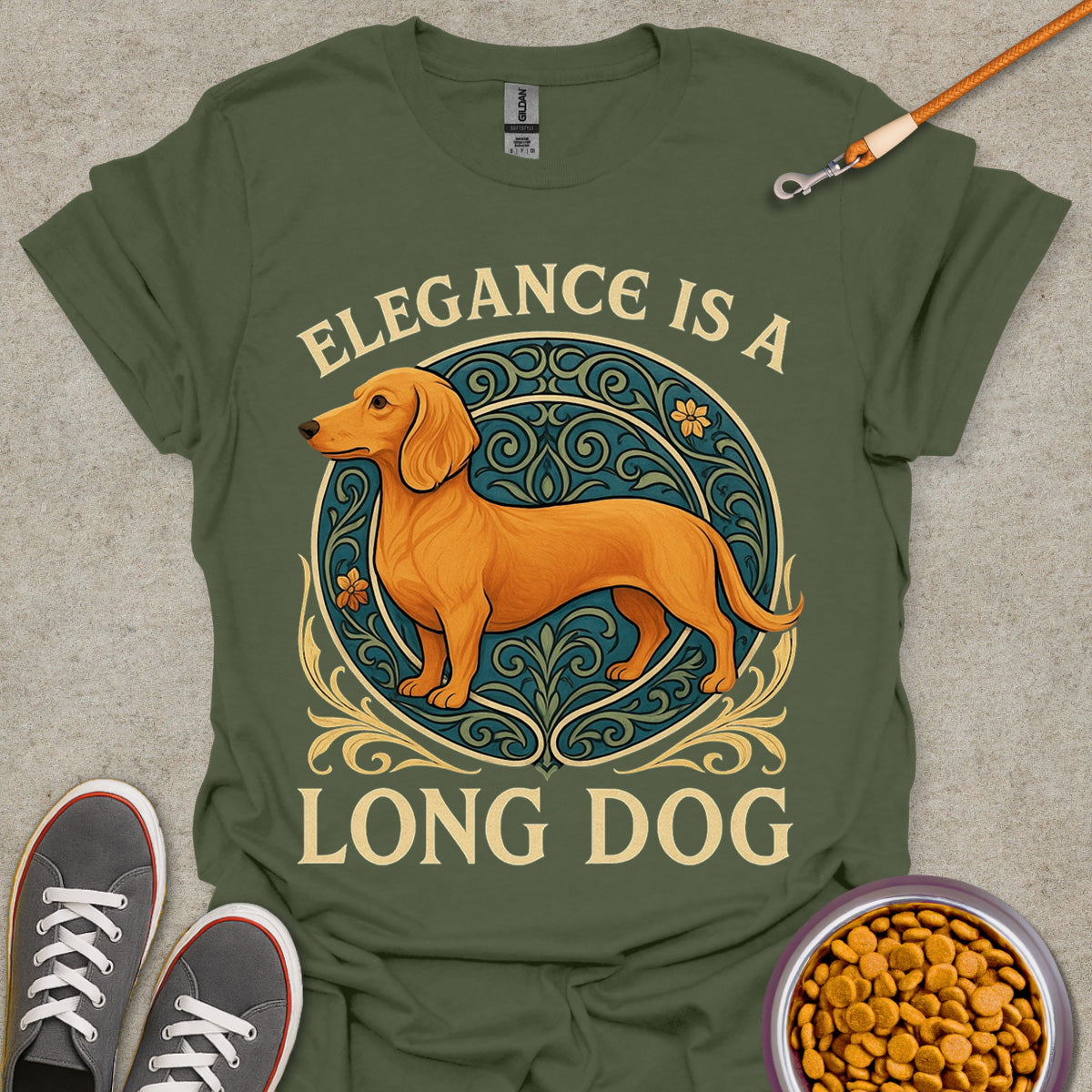 Elegant Doxie Tee