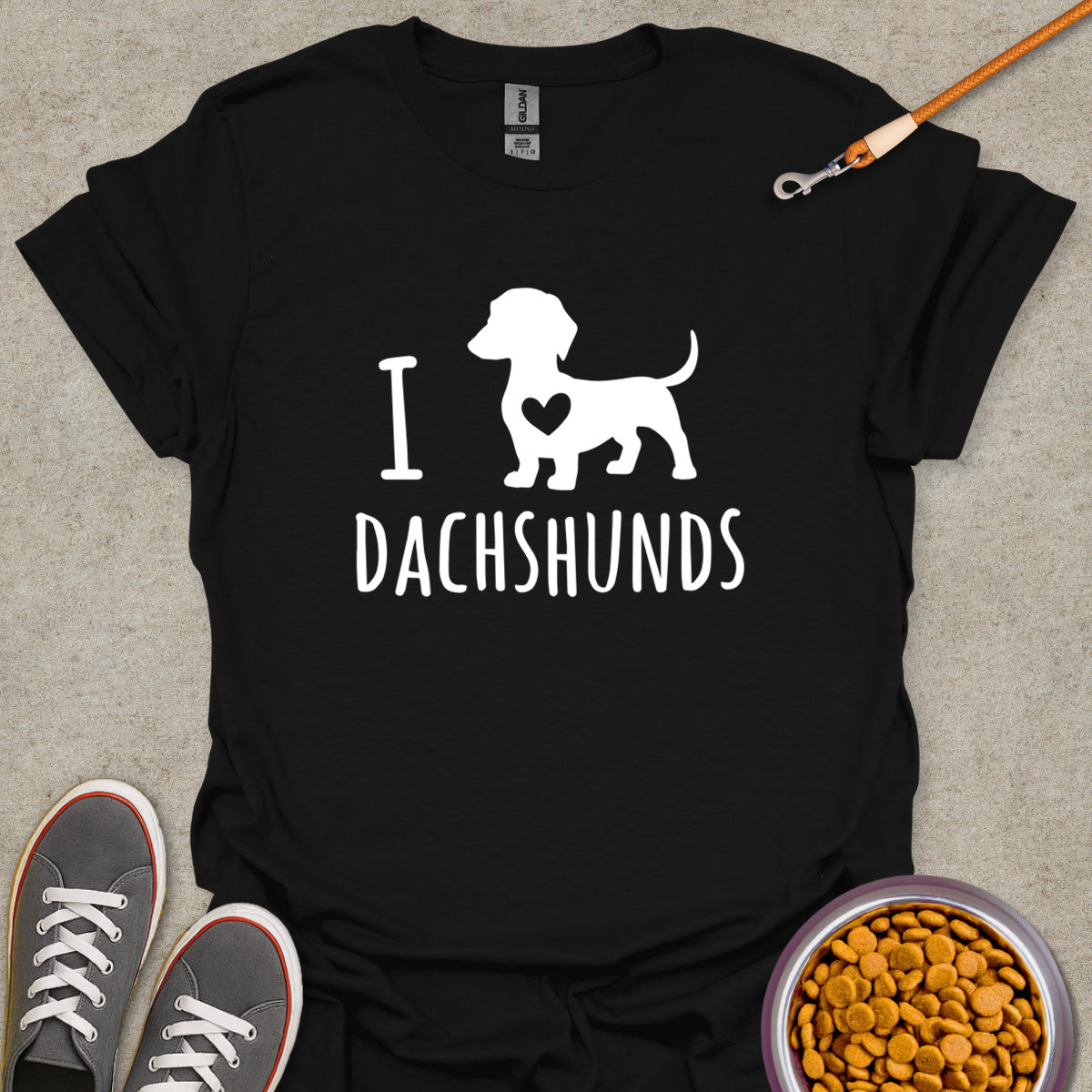 I Luv Dachshunds Tee