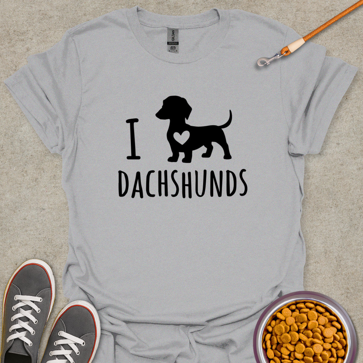 I Luv Dachshunds Tee