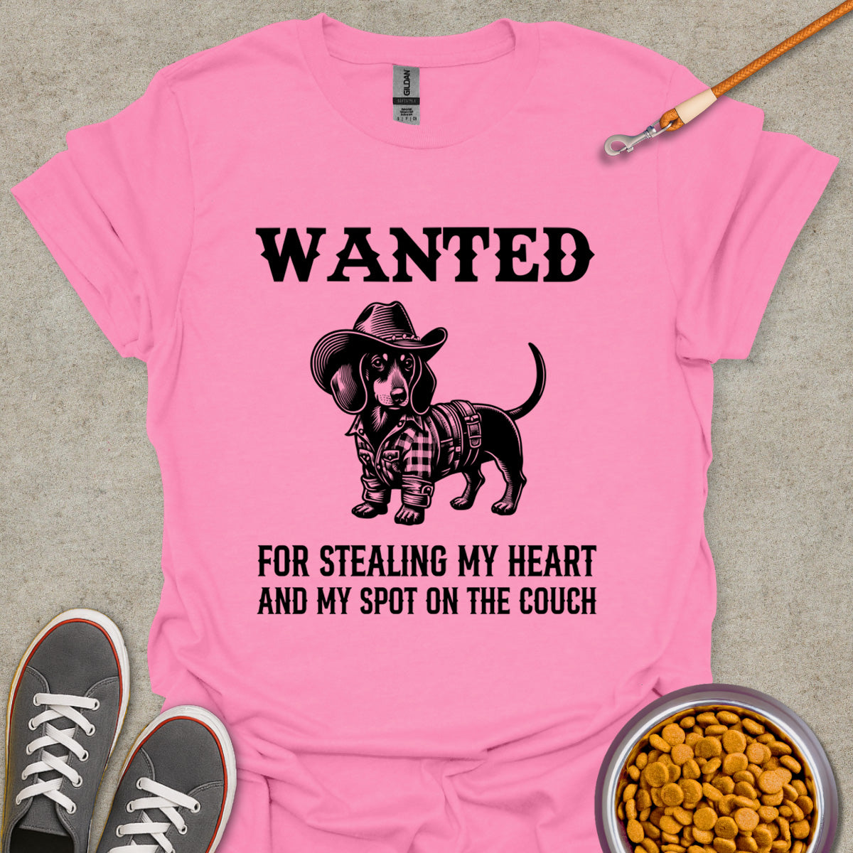 Wanted Dachshund Tee