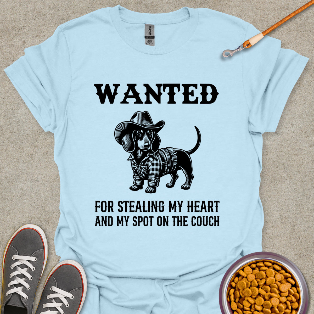 Wanted Dachshund Tee