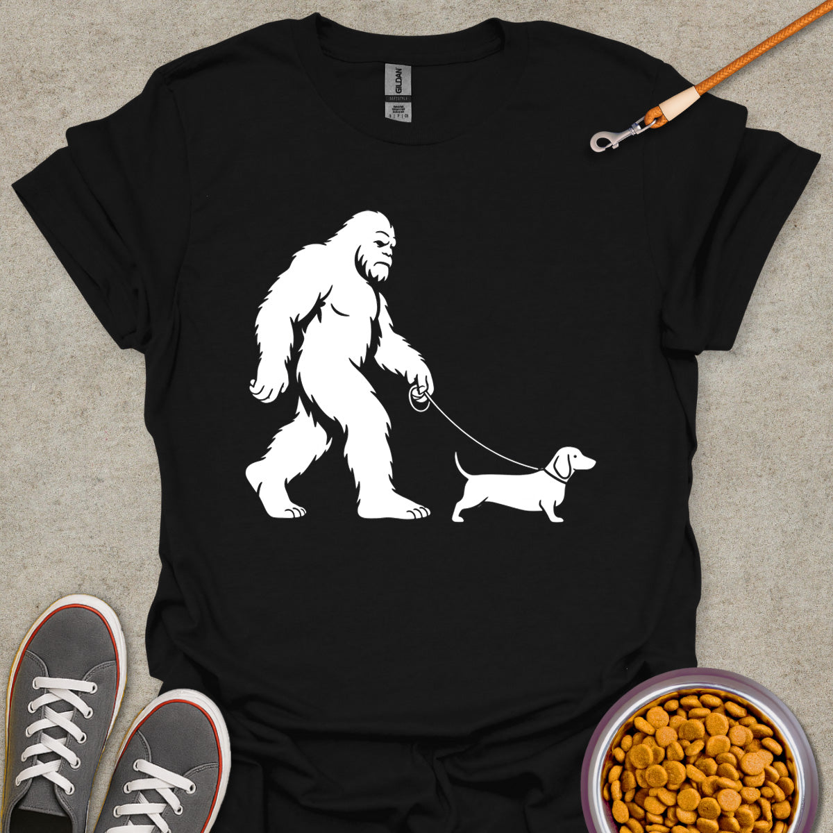 Yeti and Dachshund Tee