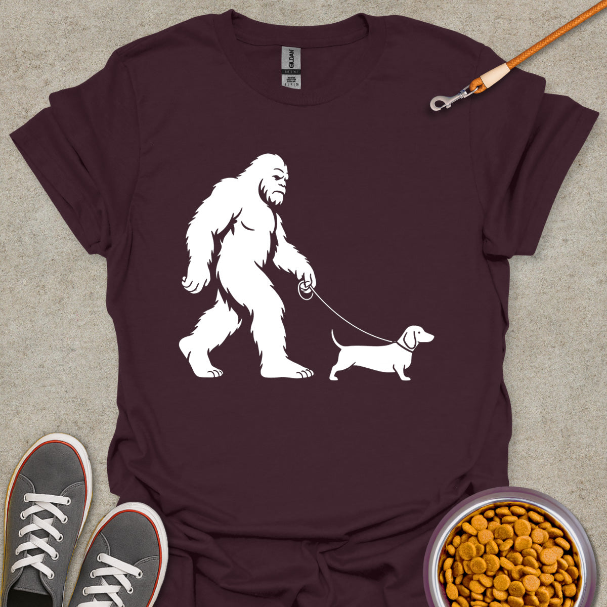 Yeti and Dachshund Tee
