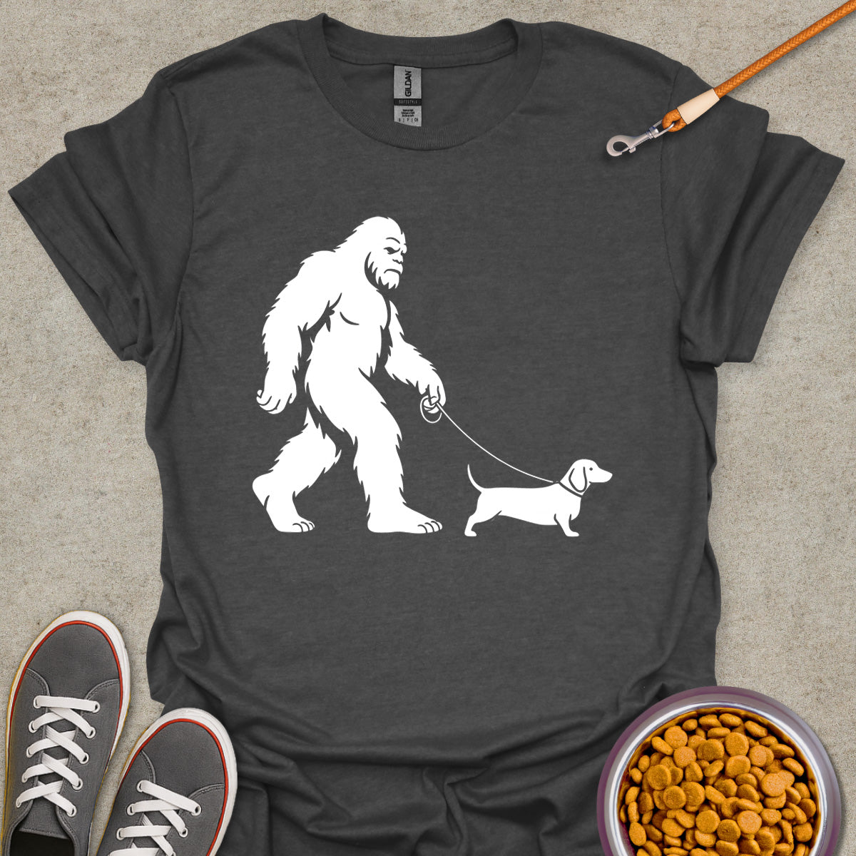 Yeti and Dachshund Tee