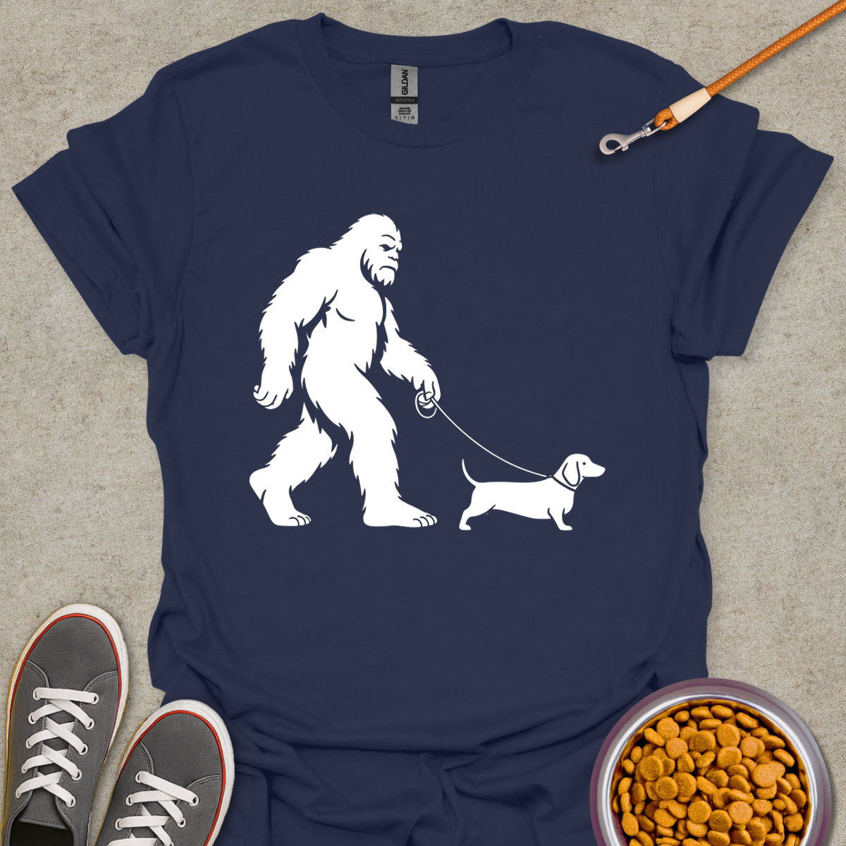 Yeti and Dachshund Tee
