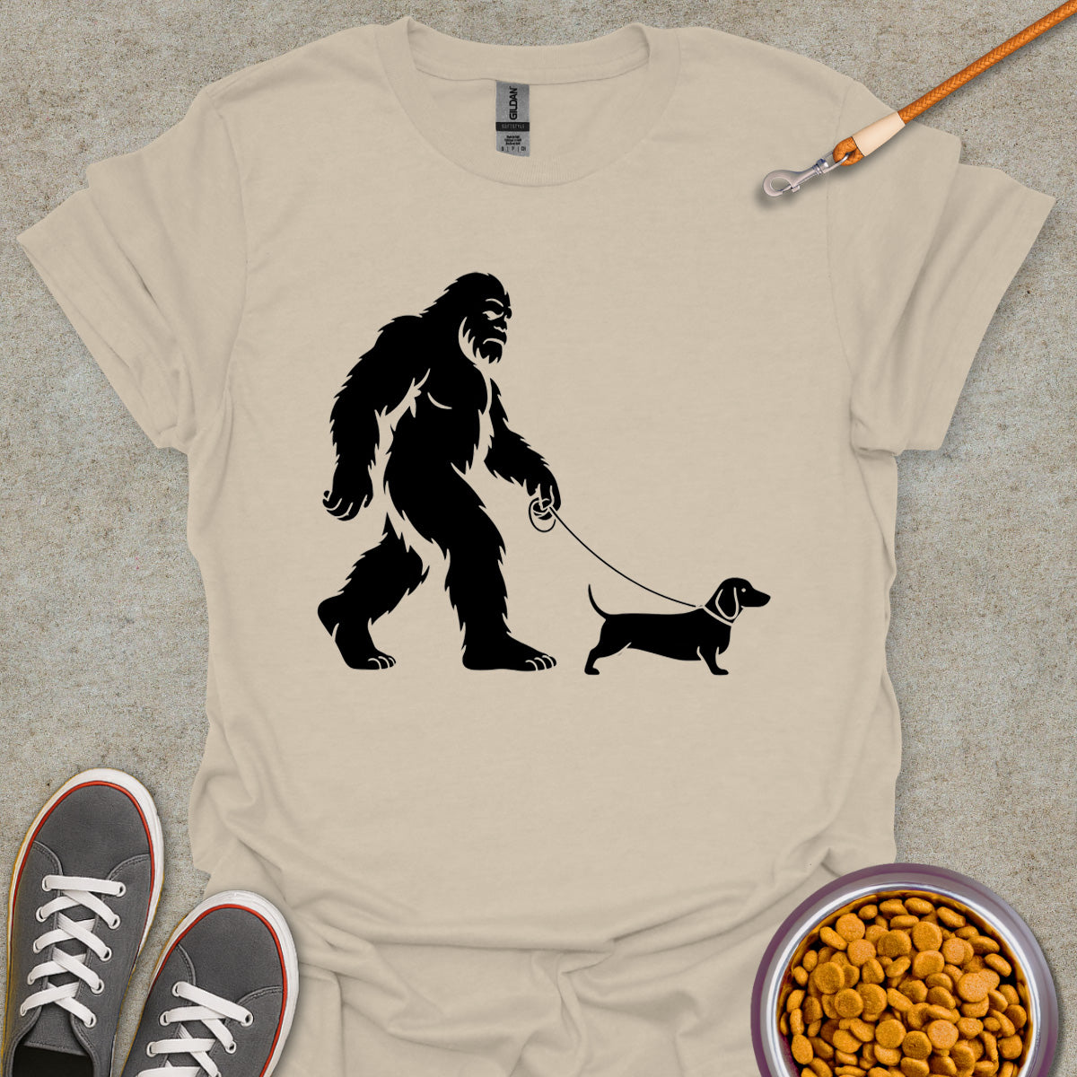 Yeti and Dachshund Tee