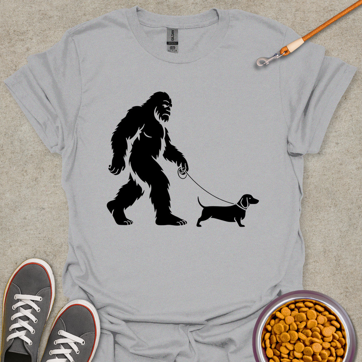 Yeti and Dachshund Tee