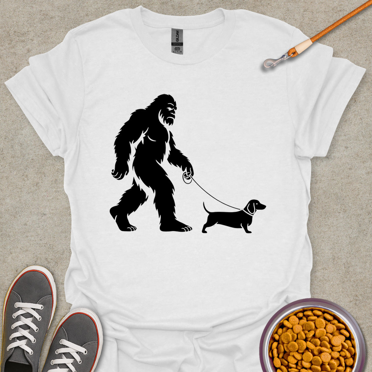 Yeti and Dachshund Tee