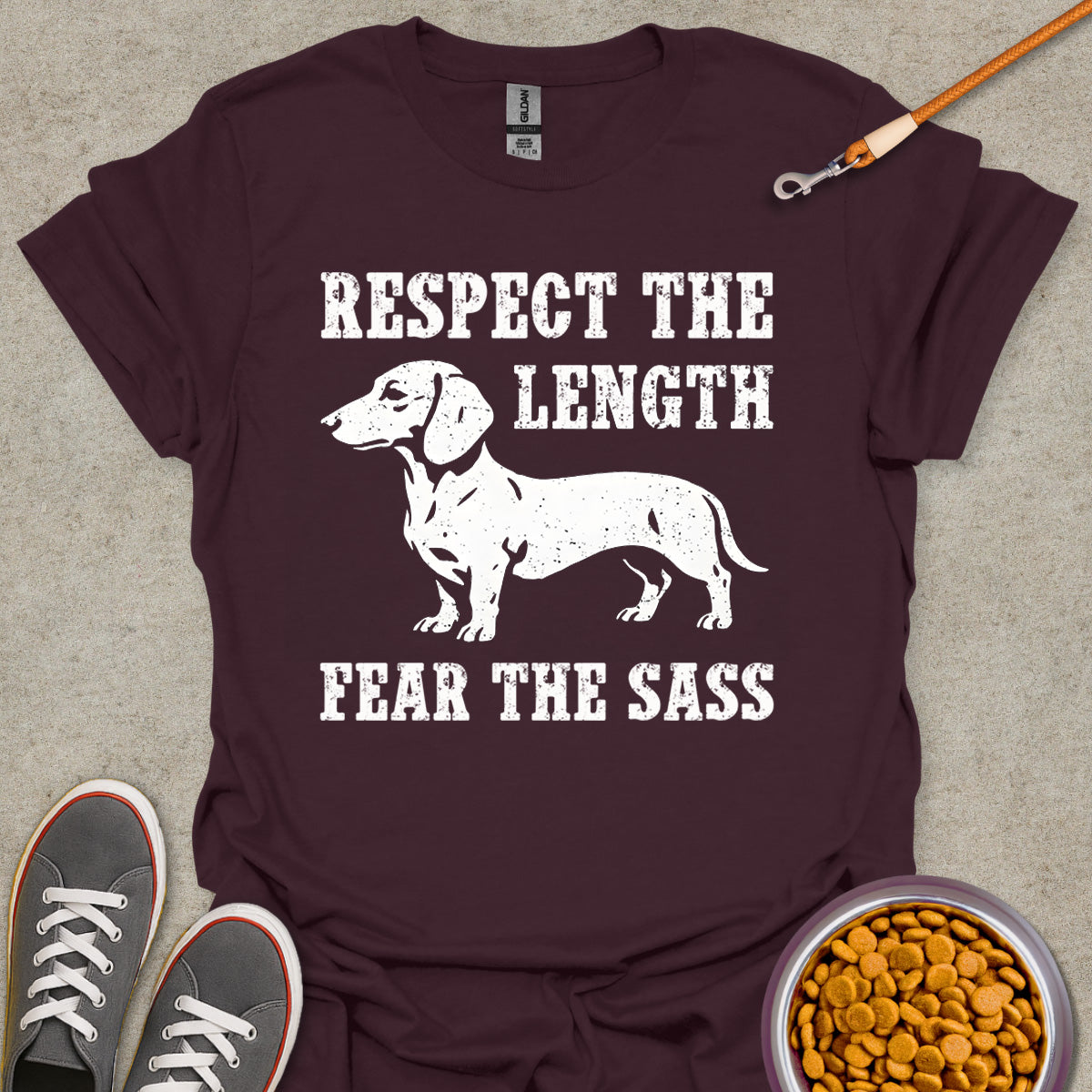Dachshund Respect Tee