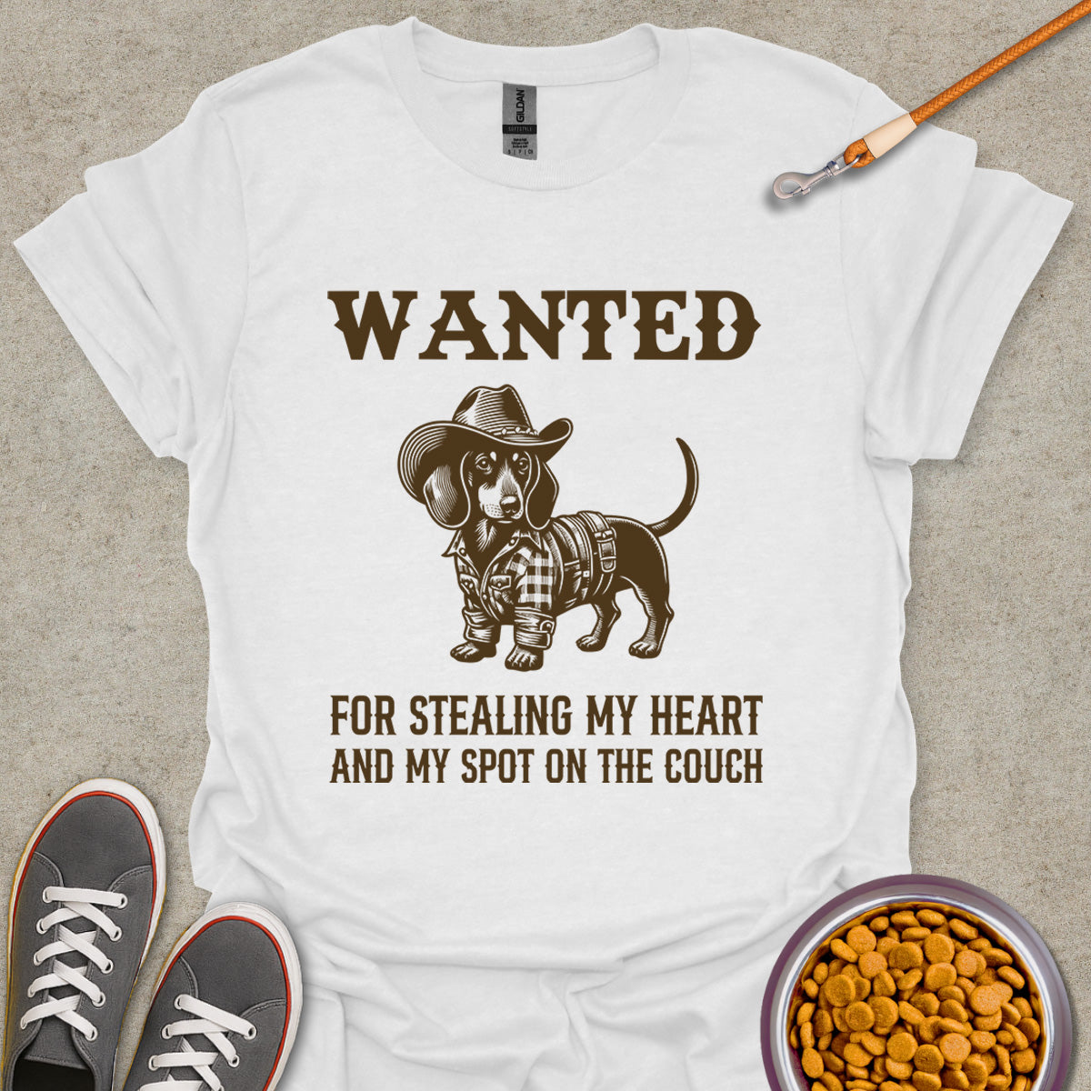Wanted Dachshund Tee
