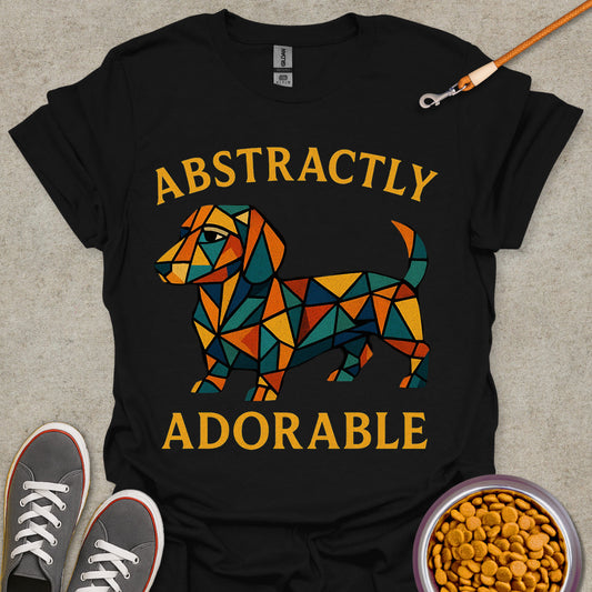 Abstract Doxie Tee