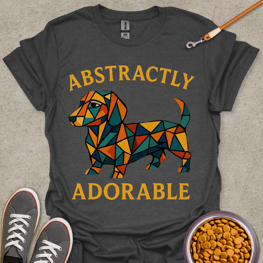 Abstract Doxie Tee