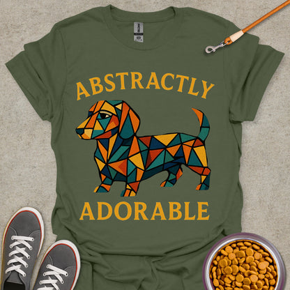 Abstract Doxie Tee