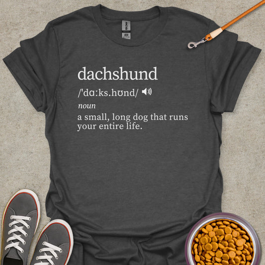 Dachshund Dictionary Meaning Tee