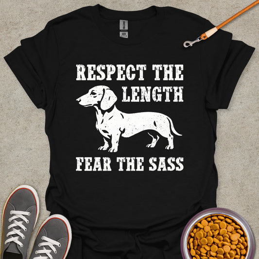 Dachshund Respect Tee