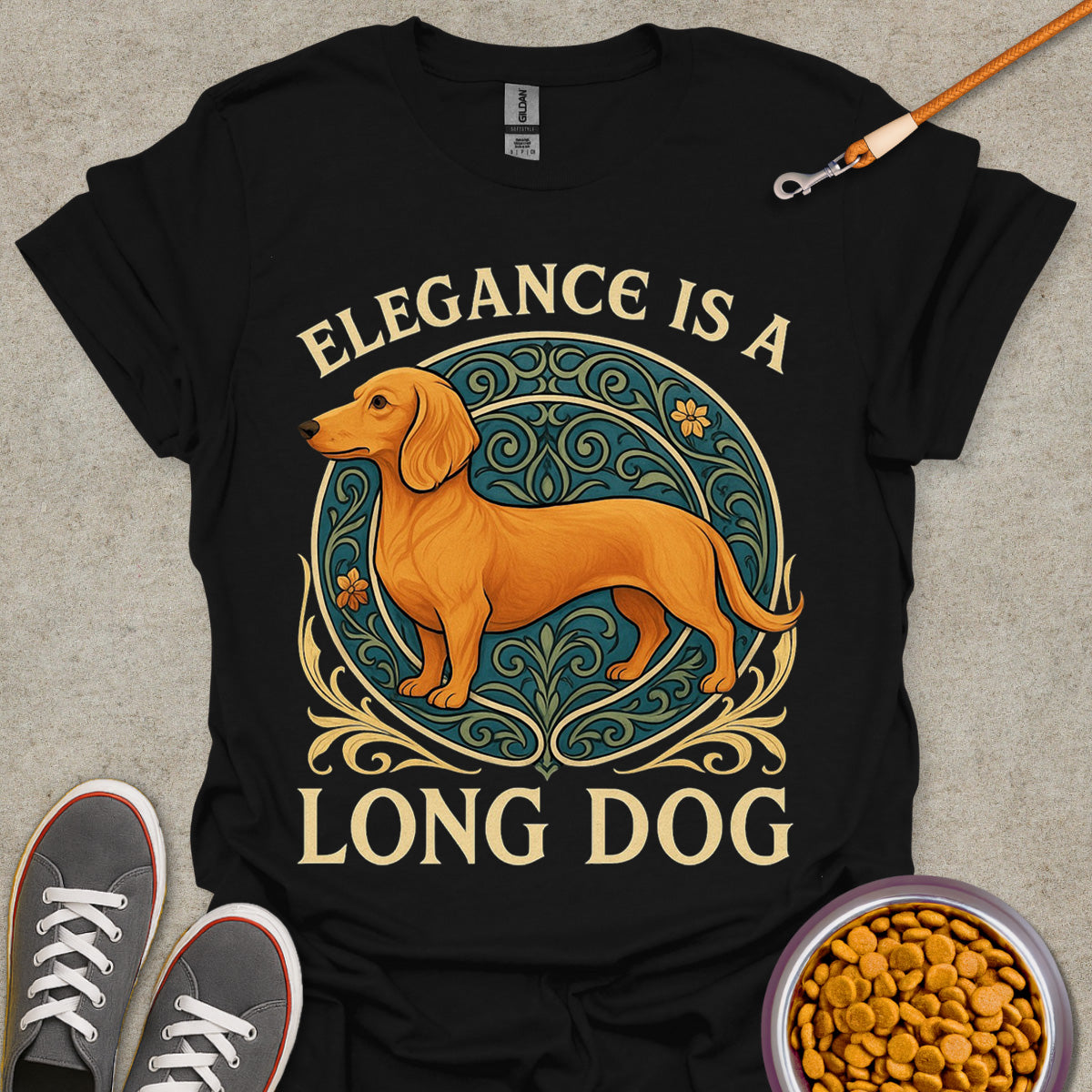 Elegant Doxie Tee
