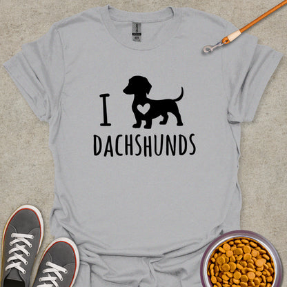 I Luv Dachshunds Tee