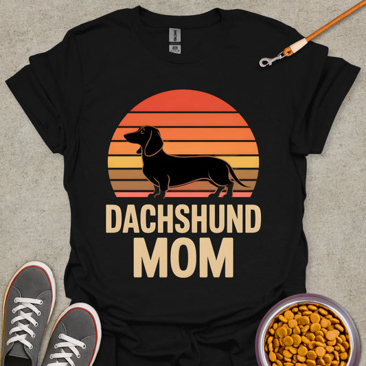 Retro Dachshund Mom T-Shirt