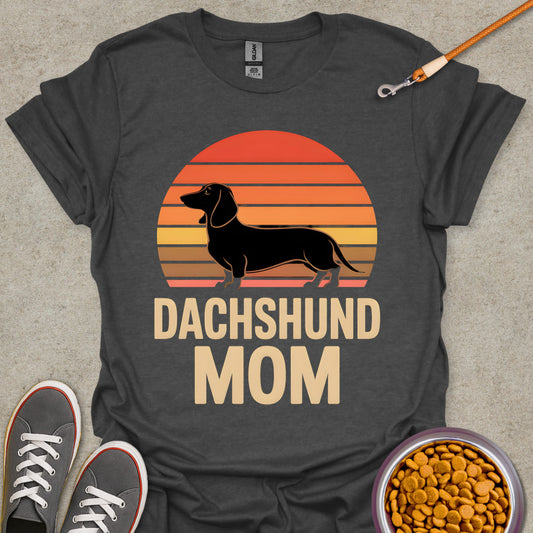 Retro Dachshund Mom T-Shirt