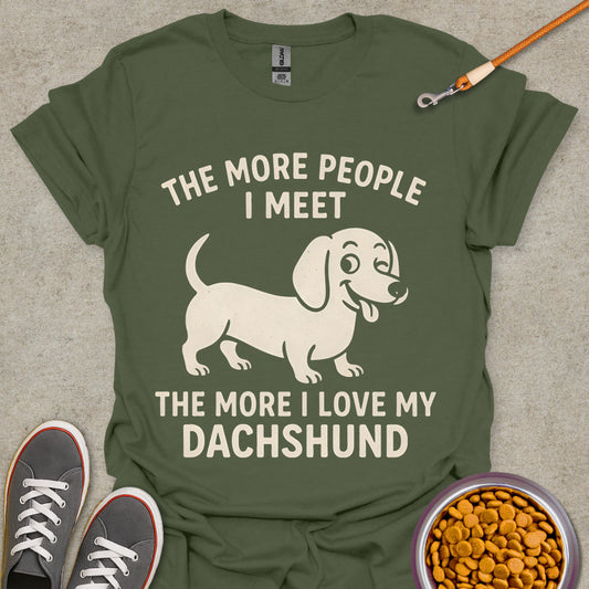 Retro Dachshund Tee