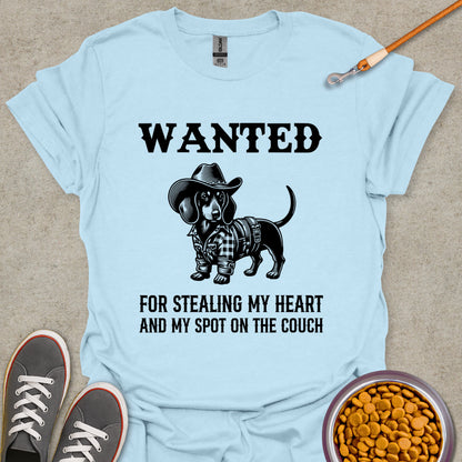 Wanted Dachshund Tee