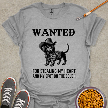 Wanted Dachshund Tee
