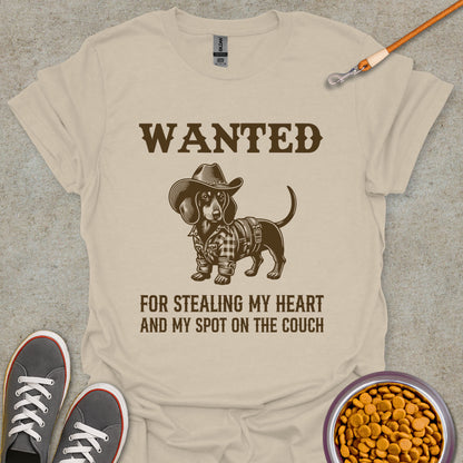 Wanted Dachshund Tee
